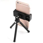 Multi-functional Aluminum Alloy Mount Tripod with Phone Clamp, Silver - Image 3