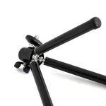 Multi-functional Aluminum Alloy Mount Tripod with Phone Clamp, Silver - Image 5