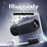 ZEALOT S51 Portable Stereo Bluetooth Speaker with Built-in Mic, Support Hands-Free Call & TF Card & AUX, S51 - Image 10