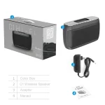 OneDer D1 60W Portable HiFi Bass Wireless Bluetooth Speaker, Support Hands-free / USB / AUX / TF - Image 11