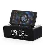 Oneder V06 Smart Sound Box Wireless Bluetooth Speaker, LED Screen Alarm Clock, Support Hands-free & FM & TF Card & AUX & USB Drive - Image 4