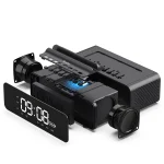 Oneder V06 Smart Sound Box Wireless Bluetooth Speaker, LED Screen Alarm Clock, Support Hands-free & FM & TF Card & AUX & USB Drive - Image 6