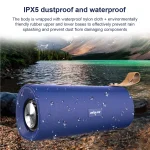 ZEALOT S30 Portable Heavy Bass Stereo Wireless Bluetooth Speaker with Built-in Mic, Support Hands-Free Call & TF Card & AUX - Image 11