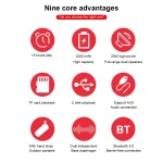 ZEALOT S30 Portable Heavy Bass Stereo Wireless Bluetooth Speaker with Built-in Mic, Support Hands-Free Call & TF Card & AUX - Image 5