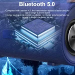 ZEALOT S30 Portable Heavy Bass Stereo Wireless Bluetooth Speaker with Built-in Mic, Support Hands-Free Call & TF Card & AUX - Image 7
