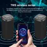 ZEALOT S35 Portable Heavy Bass Stereo Wireless Bluetooth Speaker with Built-in Mic, Support Hands-Free Call & TF Card & AUX - Image 4