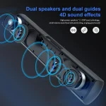 HXSJ Q3 Bluetooth 5.0 Household Extended Desktop Wall-hanging Wireless Bass Bluetooth Speaker - Image 3