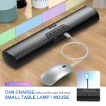 HXSJ Q3 Bluetooth 5.0 Household Extended Desktop Wall-hanging Wireless Bass Bluetooth Speaker - Image 5