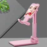 CH002 Universal Portable Foldable Mobile Phone Tablet Desktop Holder Bracket with Mirror