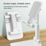 CH002 Universal Portable Foldable Mobile Phone Tablet Desktop Holder Bracket with Mirror - Image 4