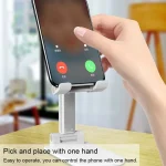 CH002 Universal Portable Foldable Mobile Phone Tablet Desktop Holder Bracket with Mirror - Image 6