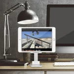 CH002 Universal Portable Foldable Mobile Phone Tablet Desktop Holder Bracket with Mirror - Image 9