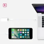 8 Pin Male to 8 Pin Female Sync Data / Charger & 8 Pin Female Audio Adapter, Support iOS 10.3.1 or Above Mobile Phones - Image 6