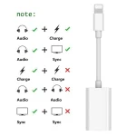 8 Pin Male to 8 Pin Female Sync Data / Charger & 8 Pin Female Audio Adapter, Support iOS 10.3.1 or Above Mobile Phones - Image 8