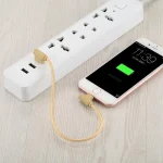 25cm Nylon Weave Style USB to 8 Pin Double Elbow Charging Cable, 25cm 8 Pin - Image 5