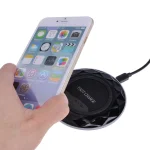 DC5V Input Diamond Qi Standard Fast Charging Wireless Charger, Cable Length: 1m, DC5V Black, DC5V - Image 6
