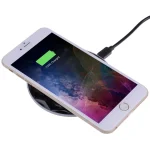 DC5V Input Diamond Qi Standard Fast Charging Wireless Charger, Cable Length: 1m, DC5V Black, DC5V - Image 8
