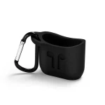 Portable Wireless Bluetooth Earphone Silicone Protective Box Anti-lost Dropproof Storage Bag with Hook for Apple AirPods 1/2 - Image 4