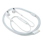 ML715 1.2m 8 Pin Port Wire Control Bluetooth Earphone, Support Music, Calls, Volume Control - Image 2