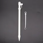 3 in 1 Silicone Protective Cover+Touch Cap Pen+Nip Pen Case For Apple Pencil, Grey, White