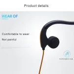 Rear Hanging Wire-Controlled Bone Conduction Outdoor Sports Headphone - Image 5