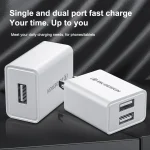 WK WP-U118 10W Single USB Port Travel Charger Power Adapter, US Plug - Image 4