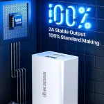 WK WP-U119 10W Dual USB Ports Travel Charger Power Adapter, US Plug - Image 6