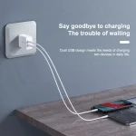 WK WP-U119 10W Dual USB Ports Travel Charger Power Adapter, US Plug - Image 8