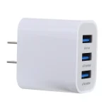 3.1A 3 USB Ports Quick Charger Travel Charger, US Plug, LZ-528 US - Image 2