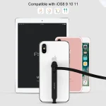 USAMS US-SJ235 U9 8 Pin Interface Suction Cup Fast Charging Game Data Cable, Length: 1.5m - Image 5