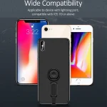 LXS08 8 Pin to 8 Pin + 3.5mm Audio Plug Ring Holder Fast Charging Adapter, 8 Pin + 3.5mm - Image 12