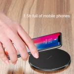 GY-68 Ultra-Thin Aluminum Alloy Wireless Fast Charging Qi Charger Pad - Image 8