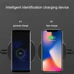 GY-68 Ultra-Thin Aluminum Alloy Wireless Fast Charging Qi Charger Pad - Image 10