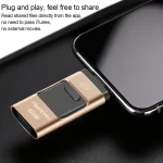 64GB USB 3.0 + 8 Pin + Mirco USB Android iPhone Computer Dual-use Metal Flash Drive, 64GB USB 3.0 - Image 12