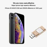 64GB USB 3.0 + 8 Pin + Mirco USB Android iPhone Computer Dual-use Metal Flash Drive, 64GB USB 3.0 - Image 5