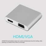 Onten 9167 USB Female to HDMI 1080P / VGA HD Converter for iPhone / Android - Image 4