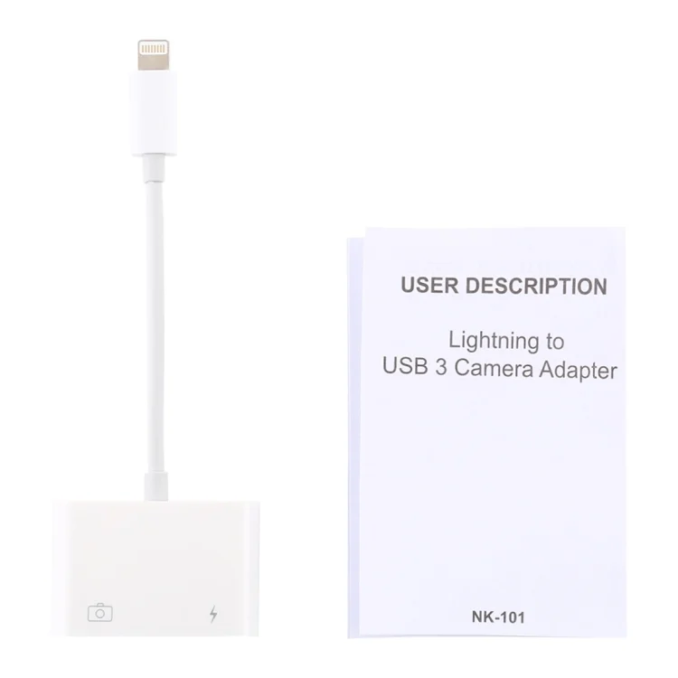 IP8G0484_3.webp NK101 8 Pin to USB Camera Reader Adapter, Compatible with IOS 9.1 and Above Systems - Image 4