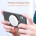 10W Portable Suction Cup Mobile Phone Fast Charging Wireless Charger, Length: 1.5m, 10W - Image 5