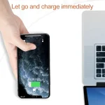10W Portable Suction Cup Mobile Phone Fast Charging Wireless Charger, Length: 1.5m, 10W - Image 6