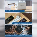 WK WP-U56 2A Dual USB Fast Charging Travel Charger Power Adapter, US Plug, US Plug - Image 7