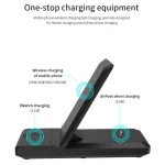 H6 3 in 1 Portable Folding Wireless Charger for iPhone + iWatch + AirPods - Image 7