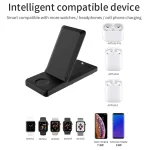 H6 3 in 1 Portable Folding Wireless Charger for iPhone + iWatch + AirPods - Image 8