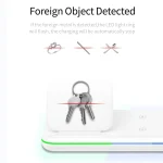 Z5A QI Vertical Magnetic Wireless Charger for Mobile Phones & Apple Watches & AirPods / Samsung Galaxy Buds / Huawei Free Buds, with Touch Ring Light, Z5A - Image 14