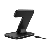 Z5A QI Vertical Magnetic Wireless Charger for Mobile Phones & Apple Watches & AirPods / Samsung Galaxy Buds / Huawei Free Buds, with Touch Ring Light, Z5A - Image 4