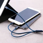 REMAX RC-094TH 1m 2.4A 3 in 1 USB to 8 Pin & USB-C / Type-C & Micro USB Fast Charging Data Cable - Image 4