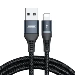REMAX RC-152I 1m 2.4A USB to 8 Pin Colorful Breathing Data Cable, 8 Pin