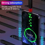 4 in 1 3A 8 Pin & USB-C / Type-C & Micro USB Zinc Alloy Magnetic Charging Head + USB-C / Type-C Magnetic Charging Adapter Set, USB-C / Type-C - Image 5