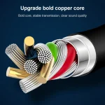 2 in 1 8 Pin Male to Dual 8 Pin Female Charging and Listening to Music Audio Earphone Adapter, Compatible with All IOS Systems - Image 3