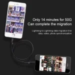 8 Pin to 8 Pin Data Migration Cable, Support Charging, Cable Length: 30cm - Image 7