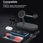 T268 5 in 1 15W Multi-function Magnetic Wireless Charger for iPhone 12 Series & Apple Watchs & AirPods 1 / 2 / Pro, with LED Light - Image 7